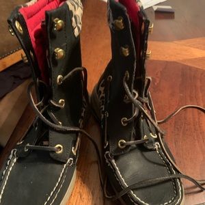 Sperry Boot ! Leopard and totally adorable .